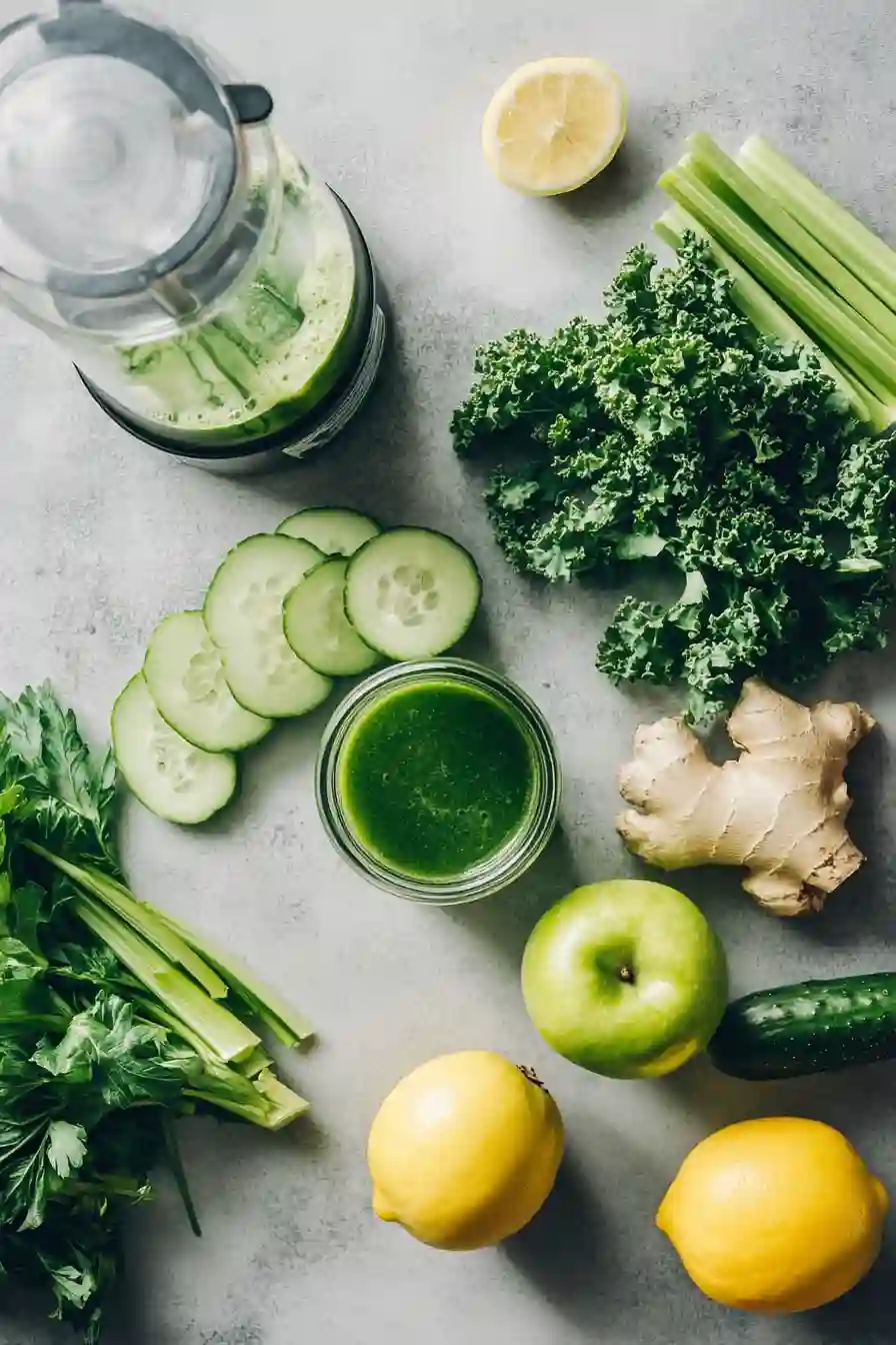 Fresh Ingredients for Green Juice