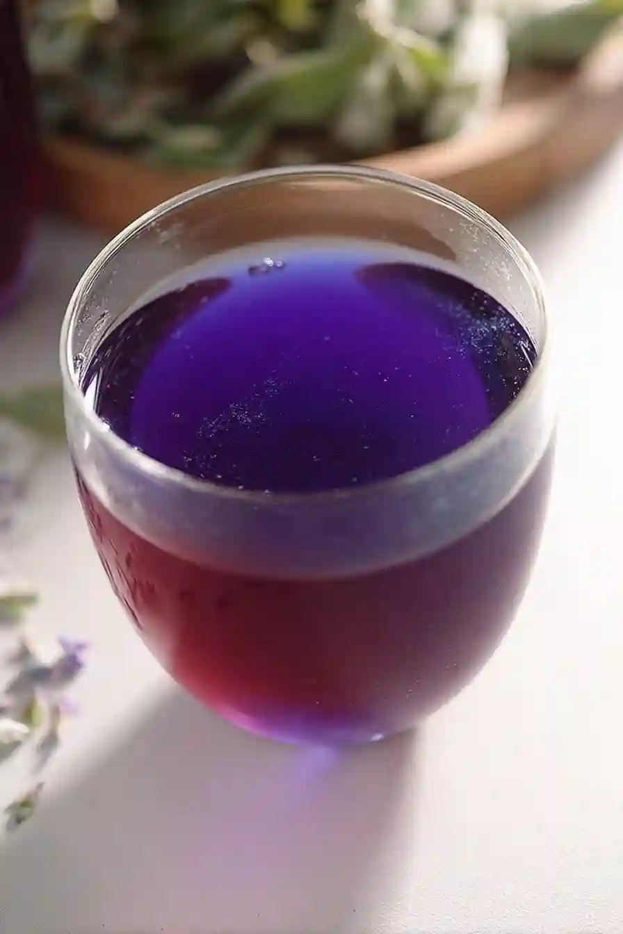 brazilian-mounjaro-recipe-butterfly-pea-flower-drink Brazilian Mounjaro Recipe vibrant butterfly pea flower drink in a glass