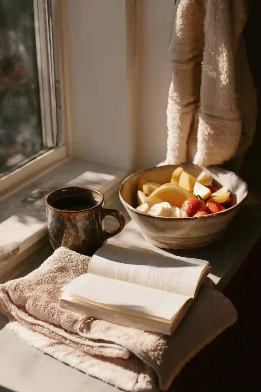 natural-manjaro-drink-lifestyle Natural Manjaro Drink in a morning wellness setting