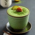 Final serving of Japanese Mounjaro drink with matcha and umeboshi